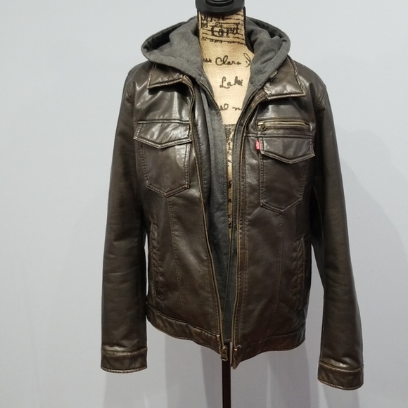 Levi's Other - SOLD!!             🧨Levis faux leather jacket!